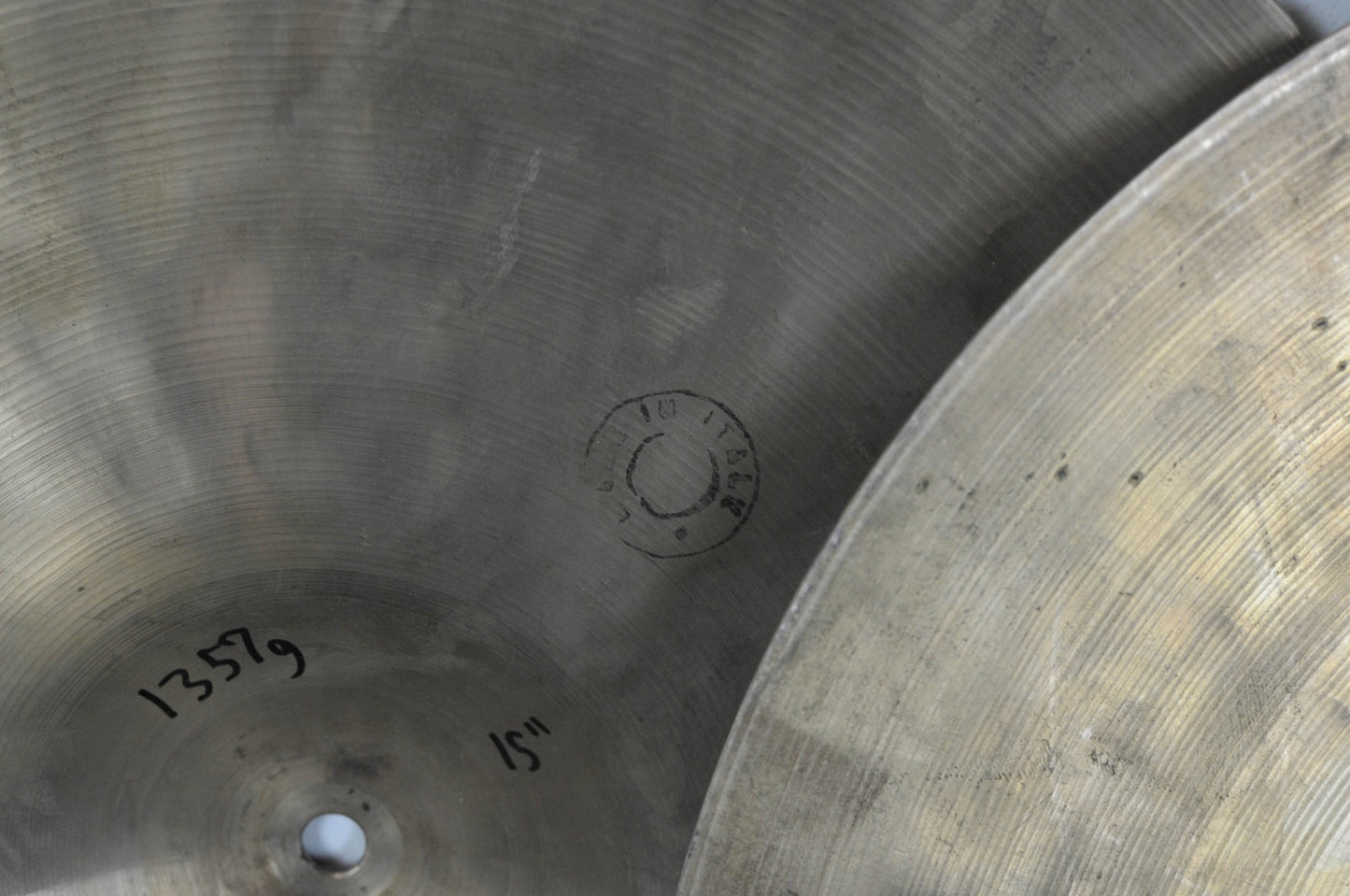 Vintage UFIP 15" Hi Hat Cymbals 1357g 1345g