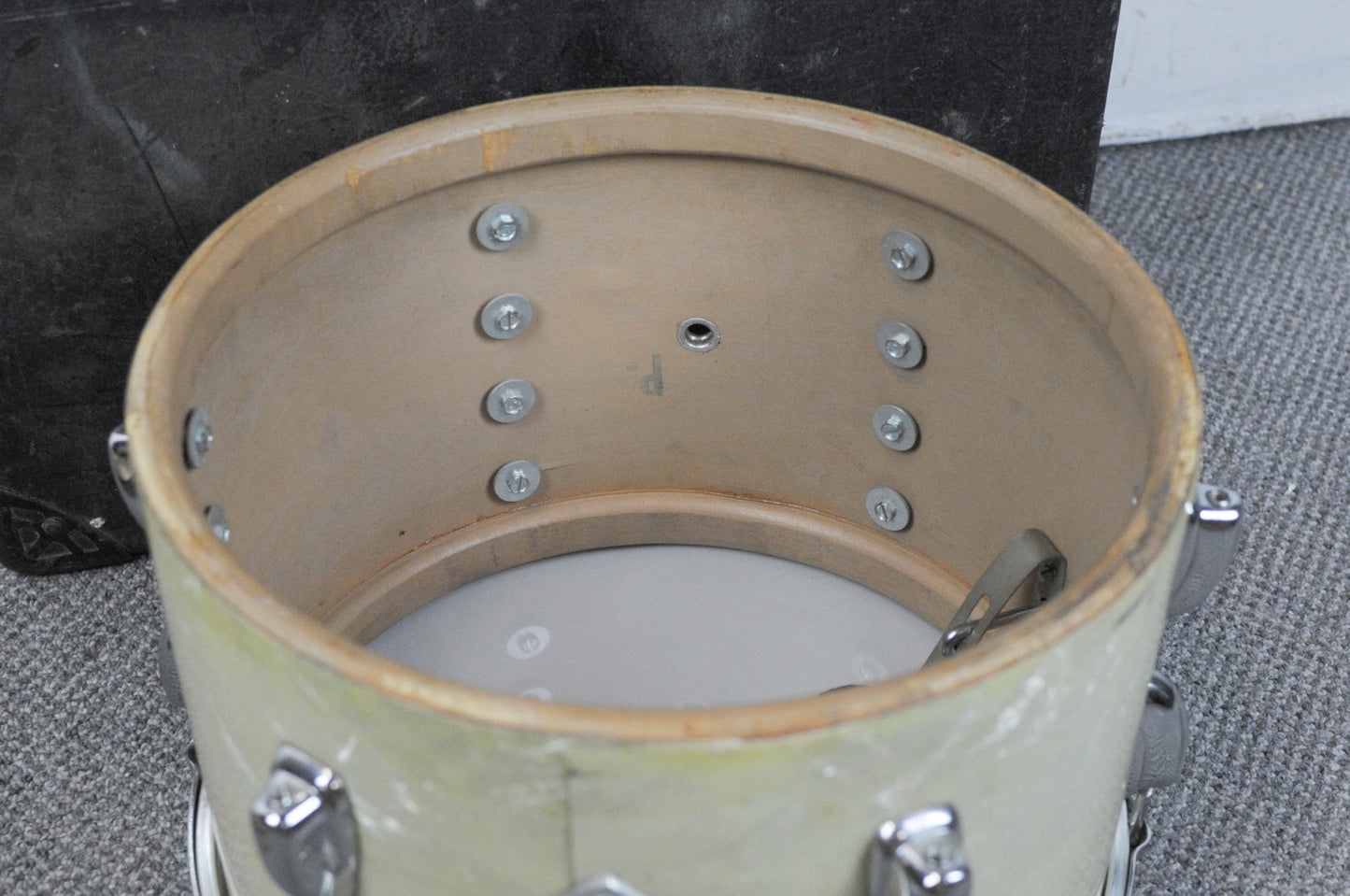 1960s Slingerland "Modern Jazz" White Marine Pearl Drum Set