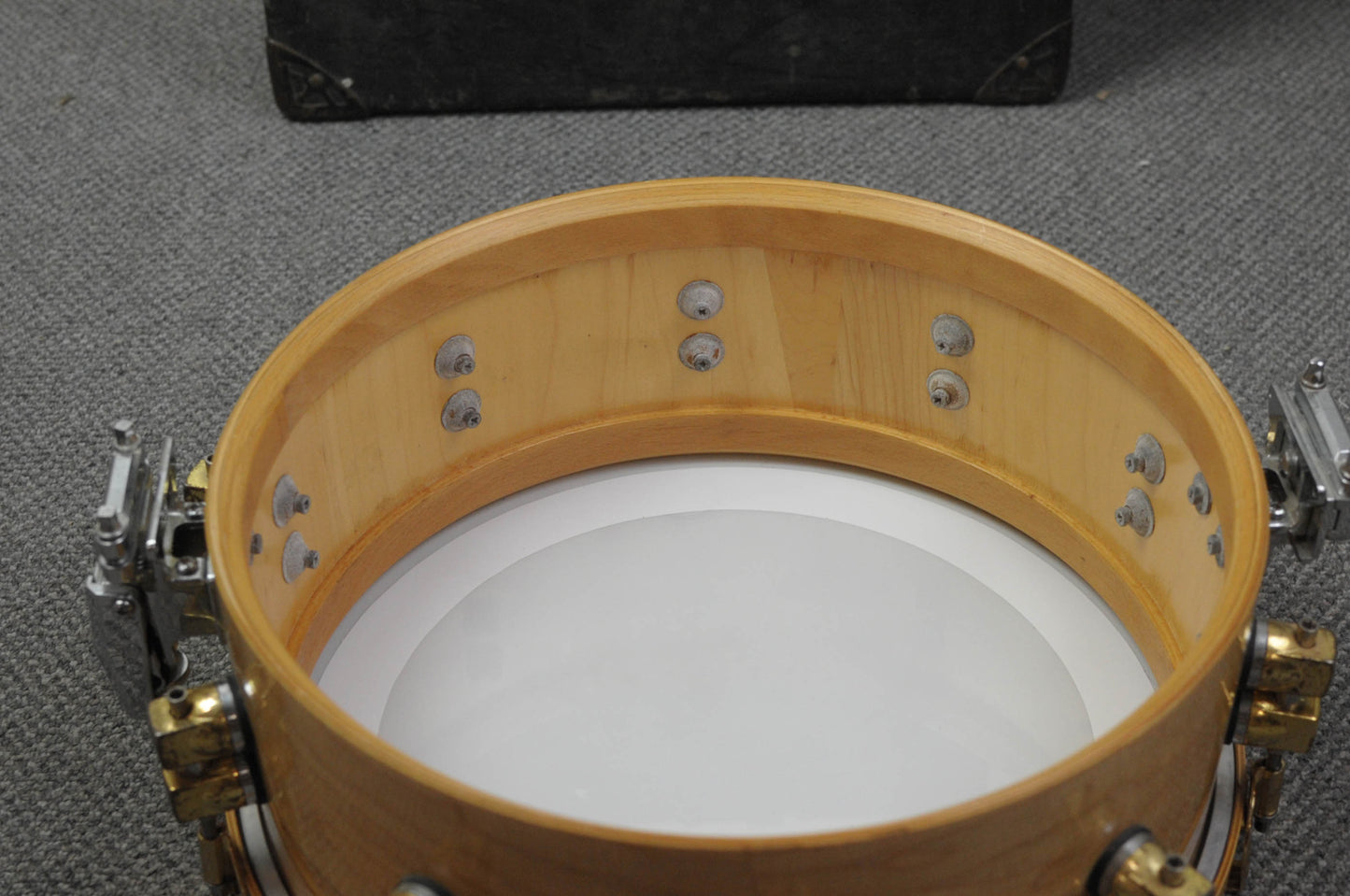 1990s Premier Signia 5.5x14 Maple Snare Drum