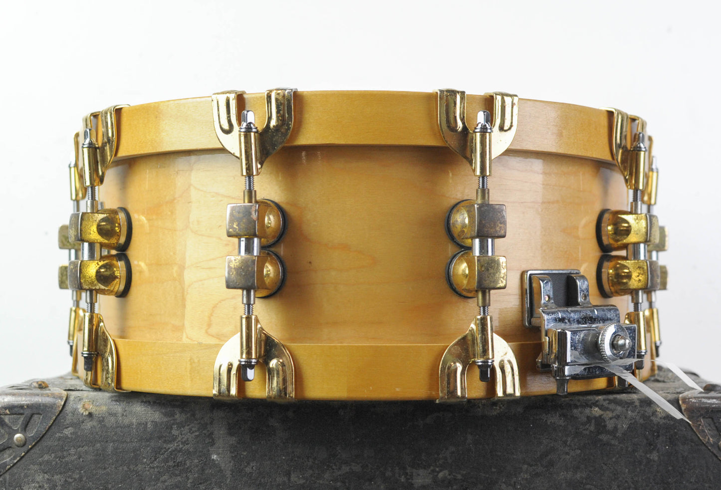 1990s Premier Signia 5.5x14 Maple Snare Drum