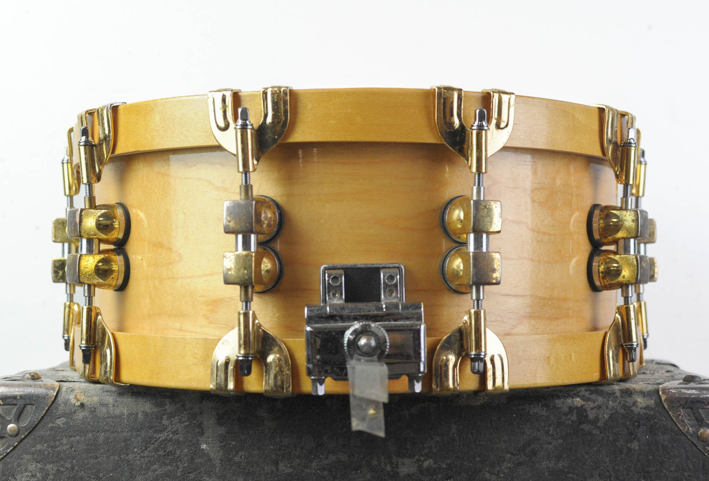1990s Premier Signia 5.5x14 Maple Snare Drum