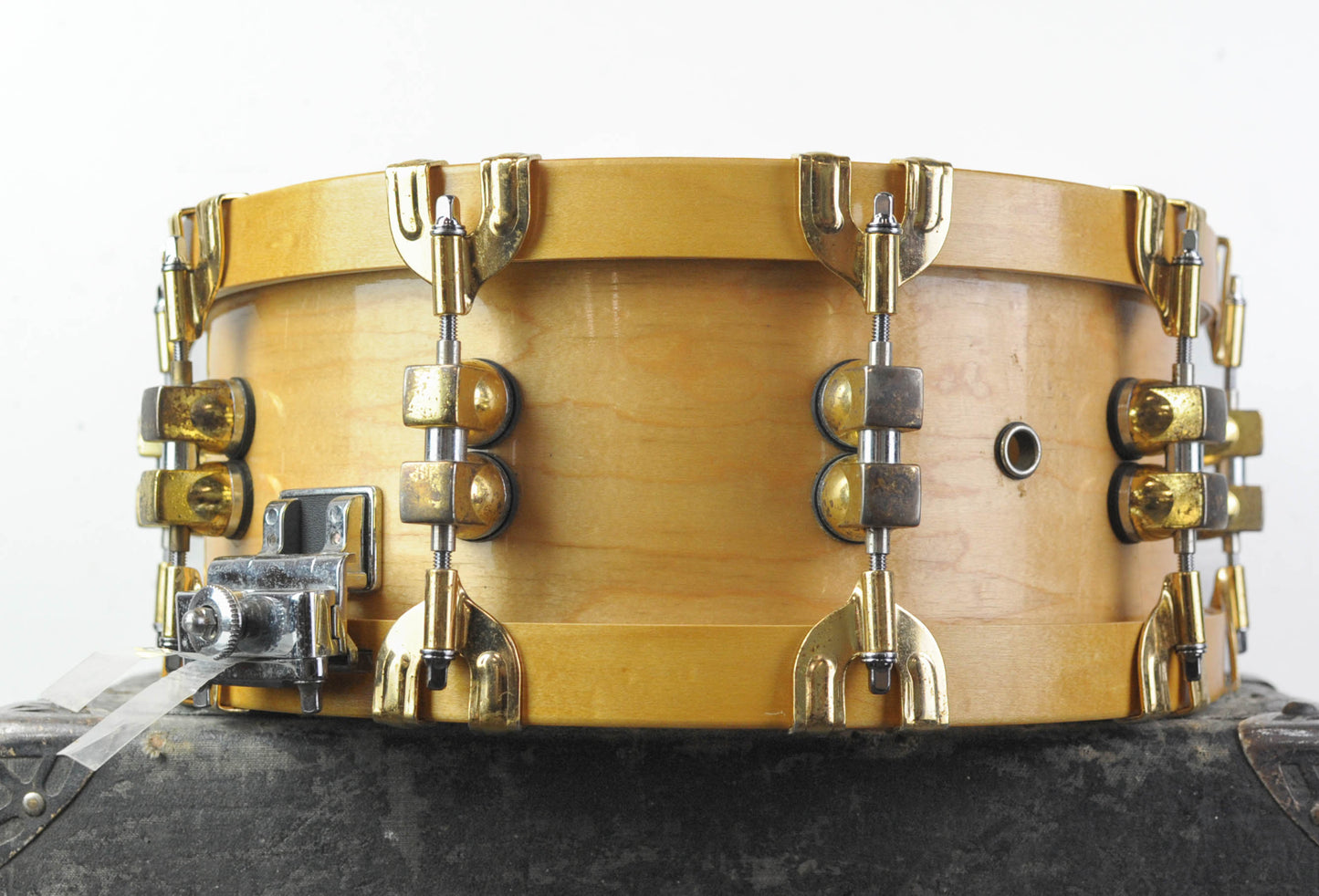 1990s Premier Signia 5.5x14 Maple Snare Drum