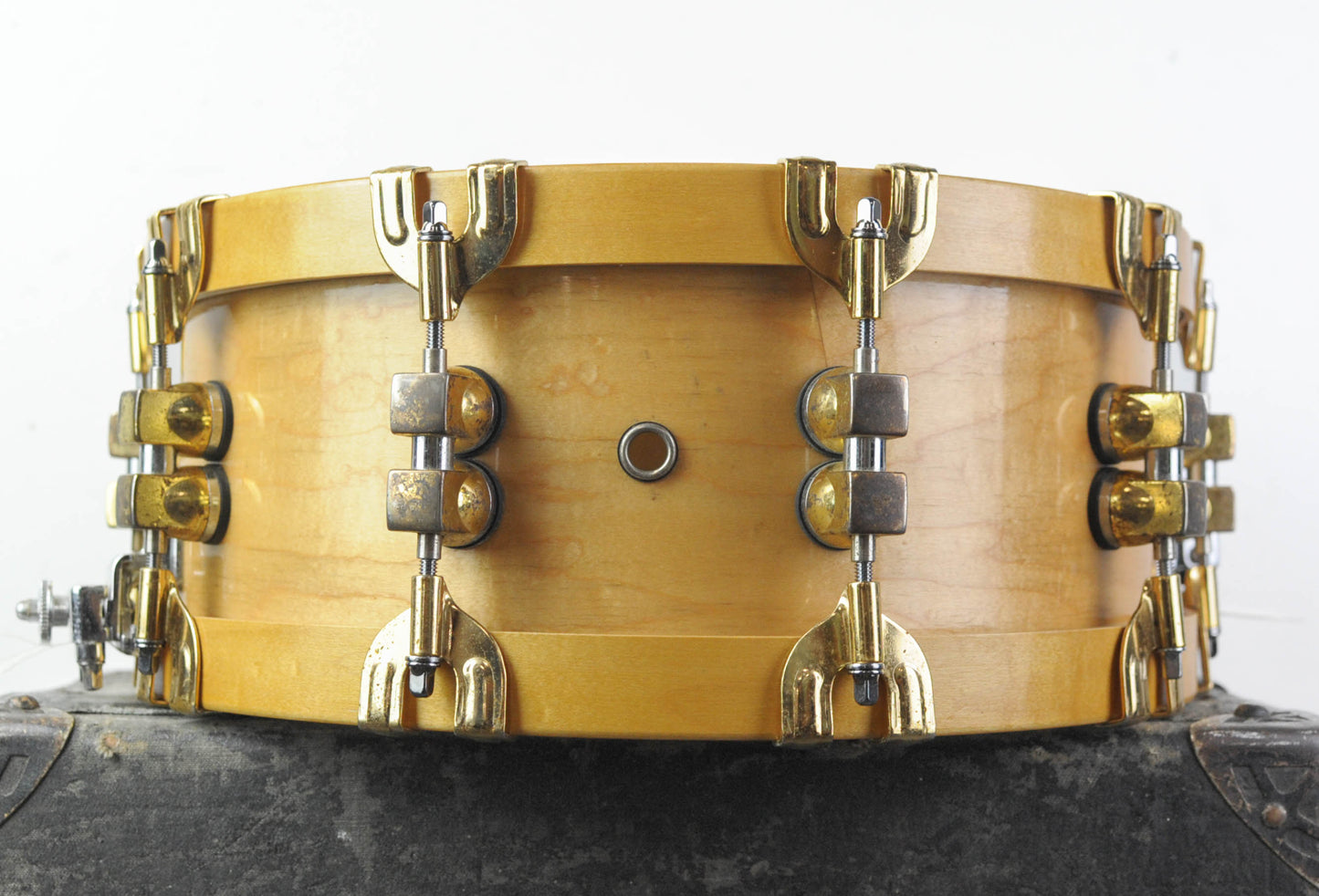 1990s Premier Signia 5.5x14 Maple Snare Drum