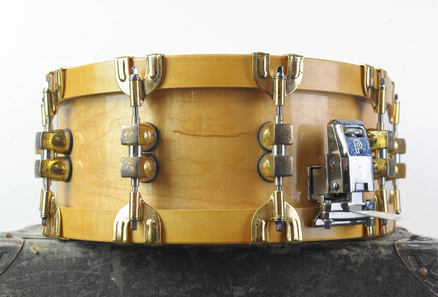 1990s Premier Signia 5.5x14 Maple Snare Drum