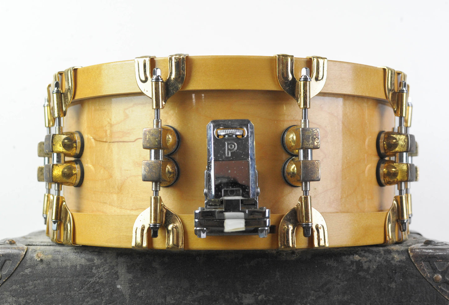 1990s Premier Signia 5.5x14 Maple Snare Drum