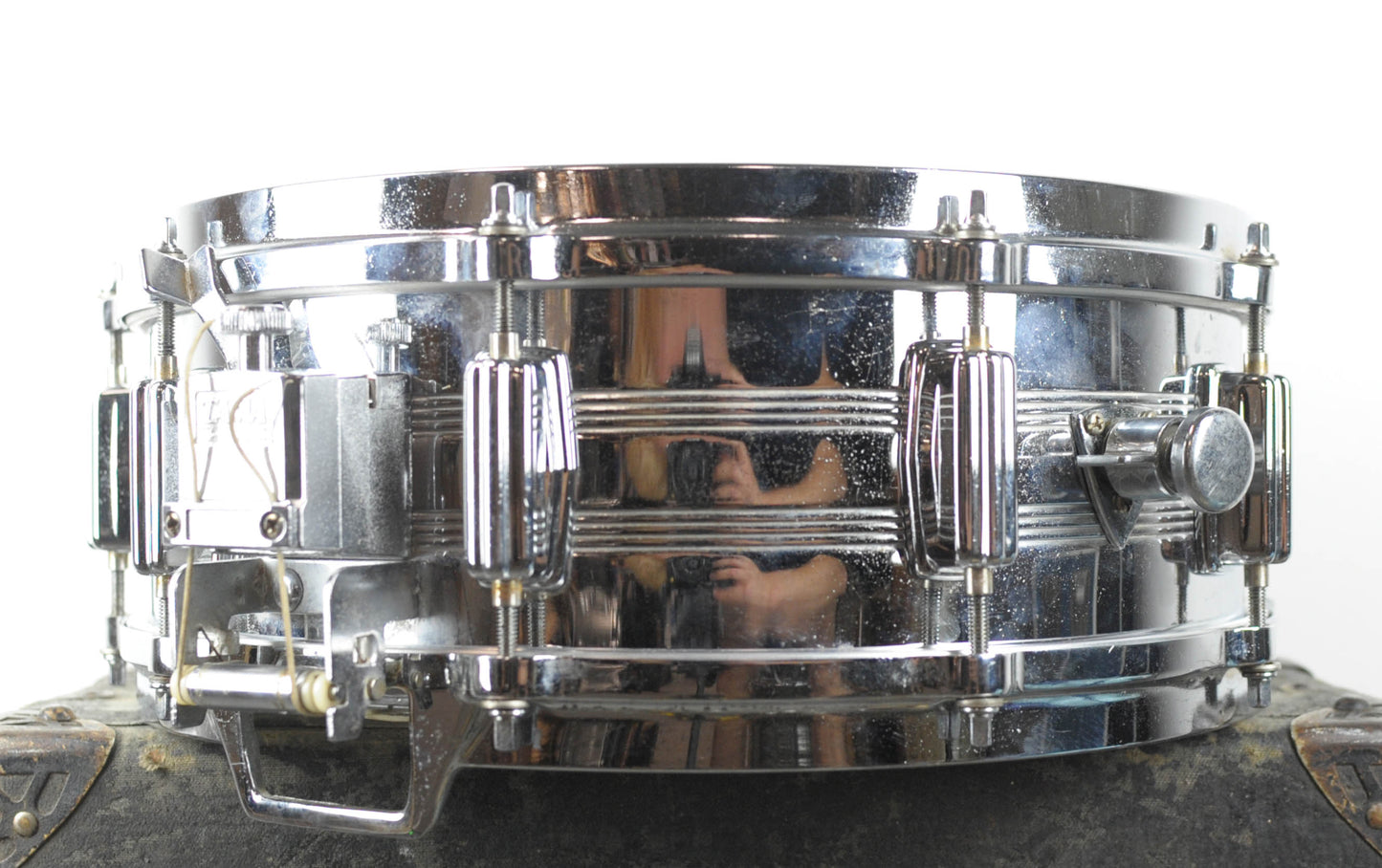 1980s Tama 5x14 Model 8055 Imperialstar Mastercraft Steel Snare Drum