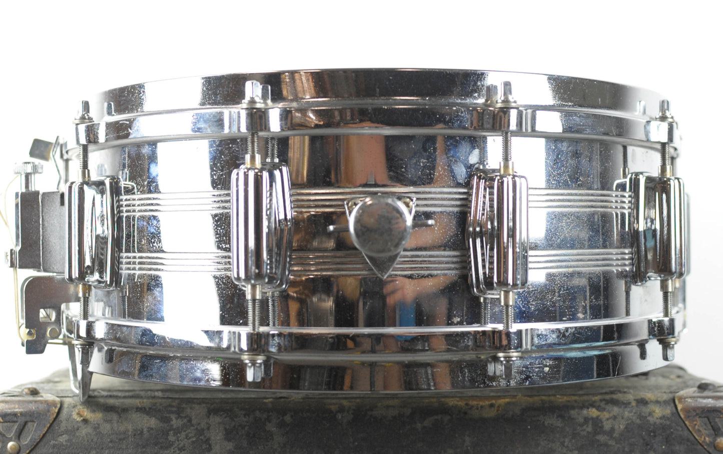 1980s Tama 5x14 Model 8055 Imperialstar Mastercraft Steel Snare Drum