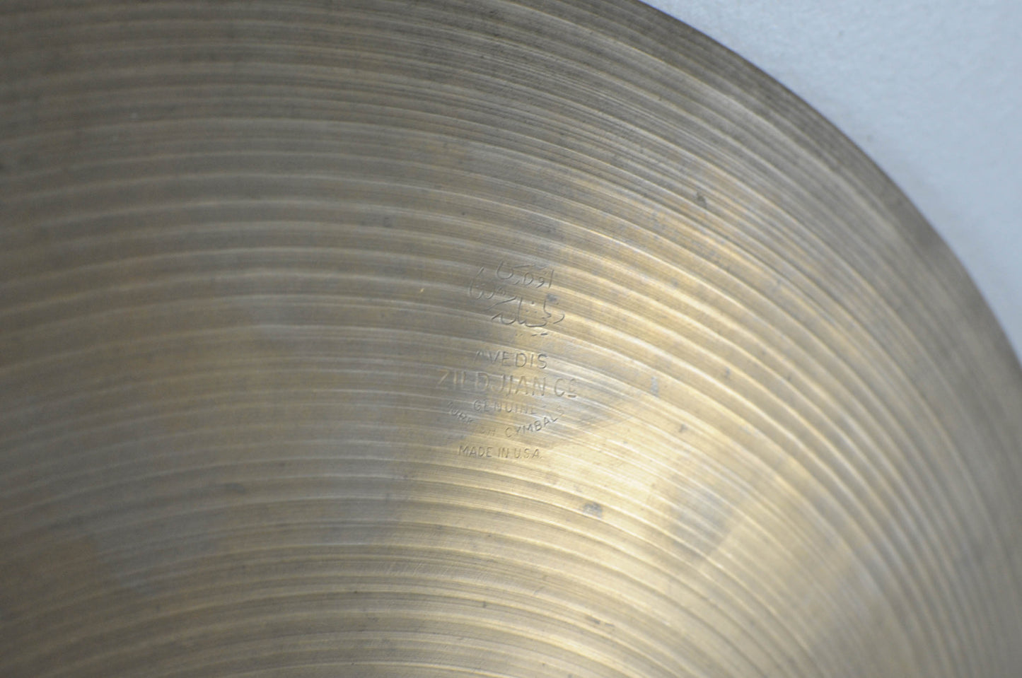 1960s Zildjian A 18 Crash Cymbal 1414g