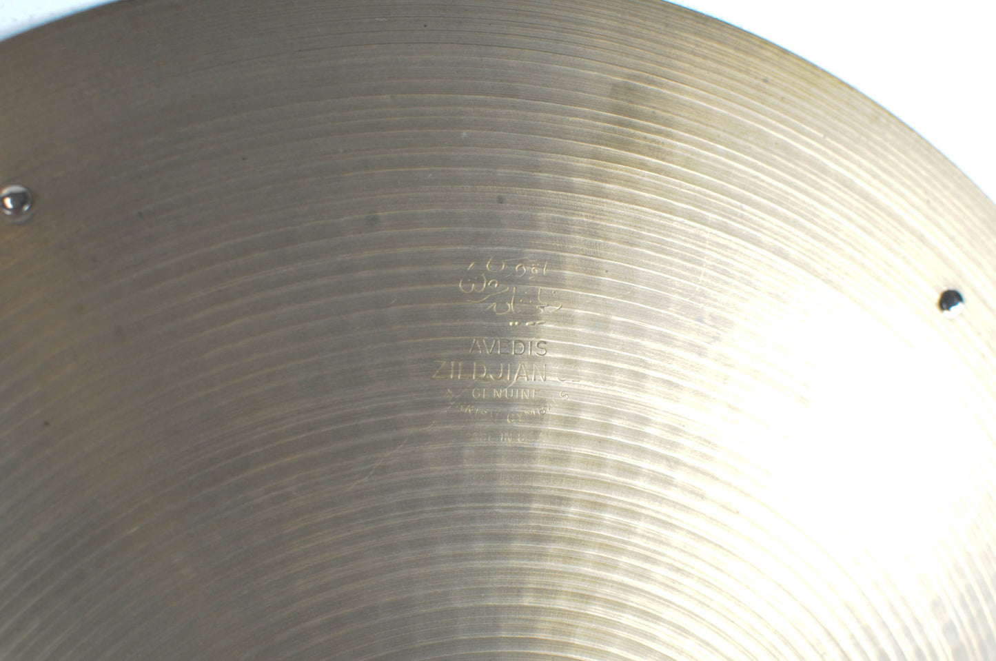 1960s Zildjian A 18" Rivet Crash Cymbal 1329g