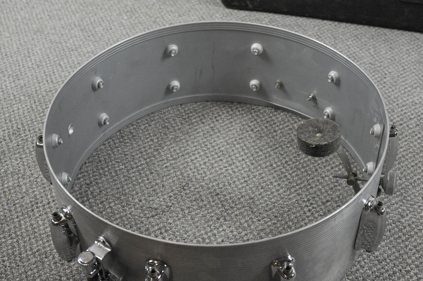 1970s Slingerland 5x14 "Ribbed Aluminum" Snare Drum