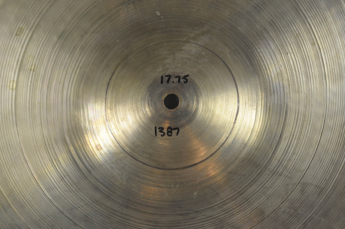 1950s Zildjian A 18" Trans Stamp Type III Crash Cymbal 1387g