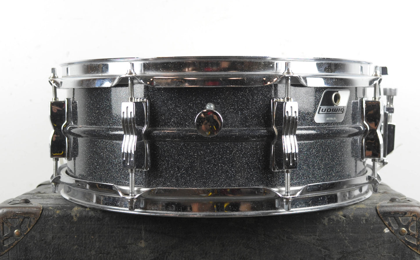 Ludwig 5x14 Black Galaxy Acrolite Snare Drum #6239131
