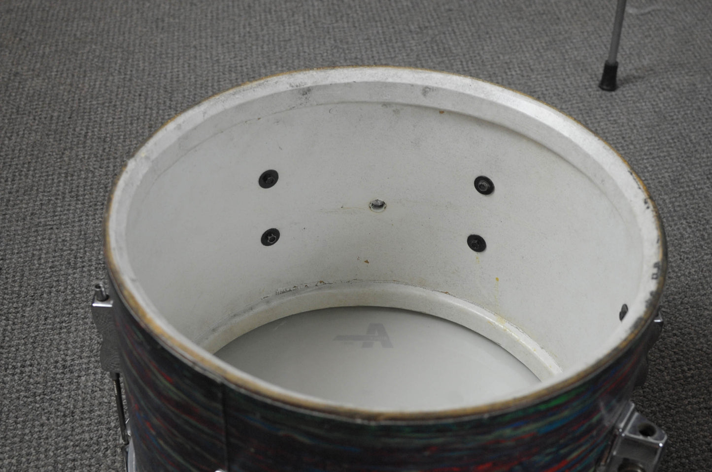 1960s Ludwig Psychedelic Red Club Date Drum Set