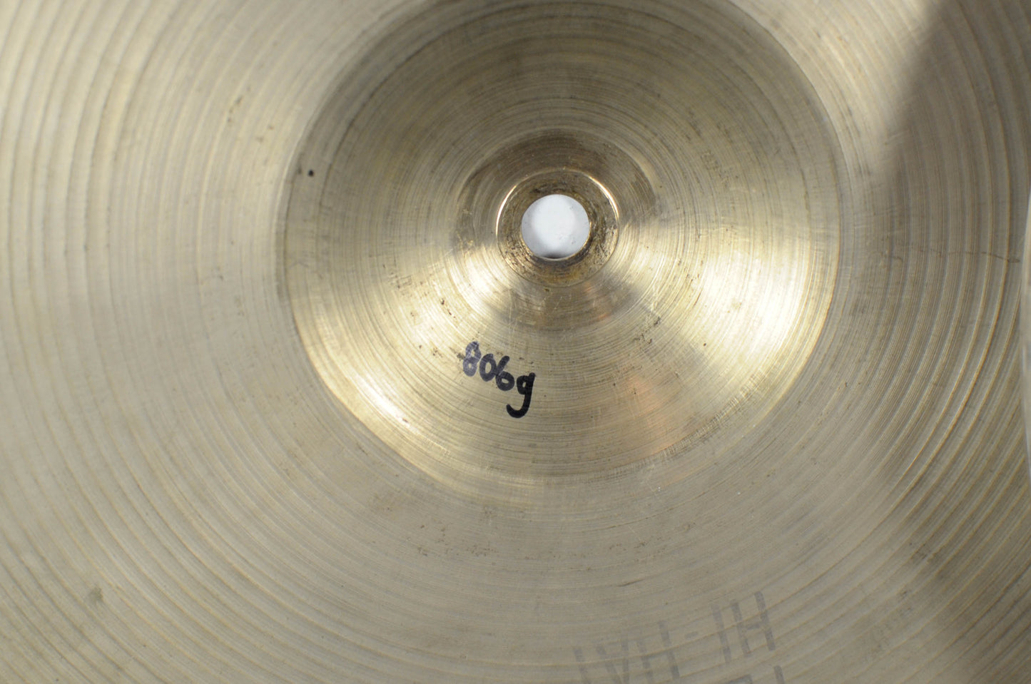 1950s Zildjian A 14" Flange Hi Hat Cymbals 782g 806g