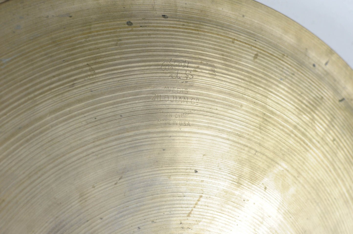 1950s Zildjian A 14" Flange Hi Hat Cymbals 782g 806g