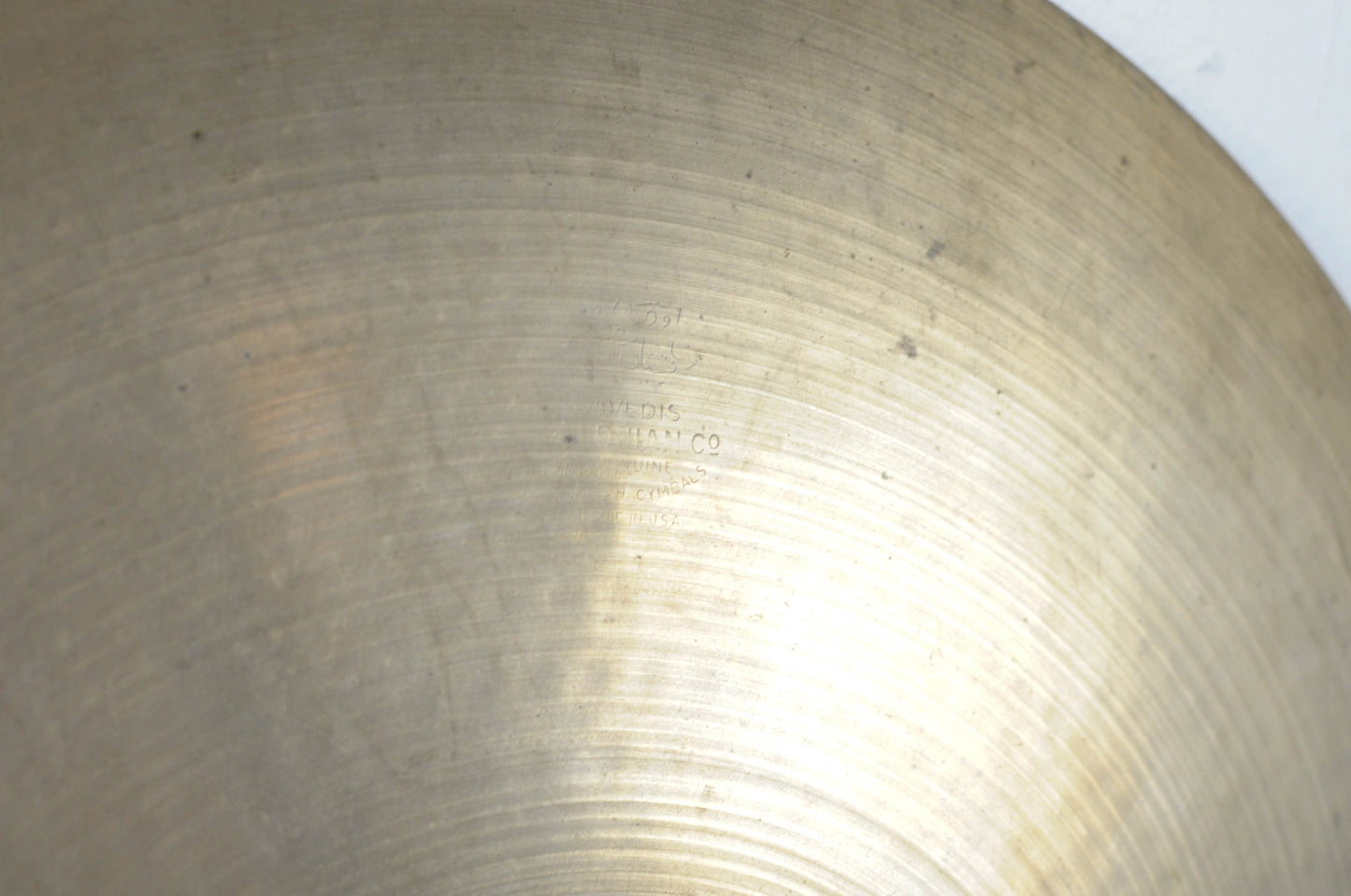 1960s Zildjian A 18" Crash Cymbal 1391g