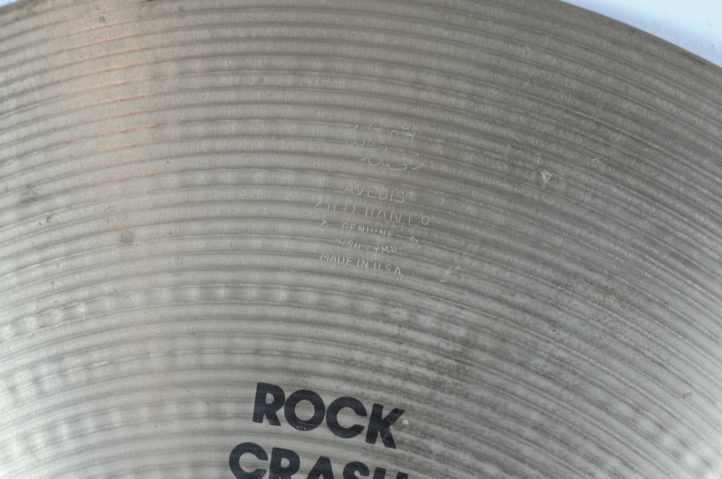 1990s Zildjian A 17" Rock Crash Cymbal 1564g