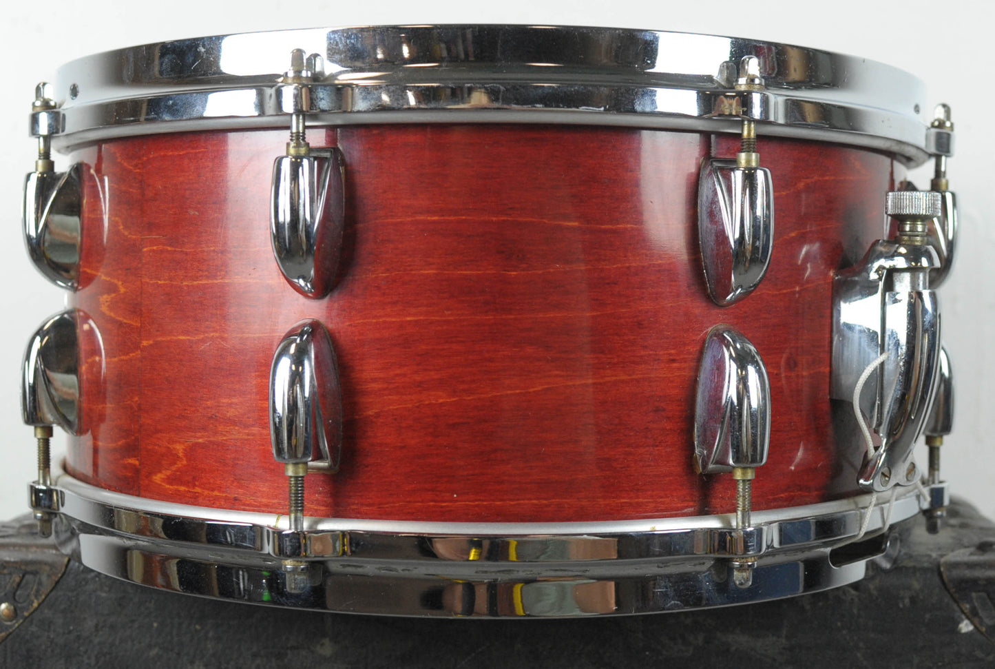 1980s Gretsch 6.5x14 Model 4155 Rosewood Snare Drum