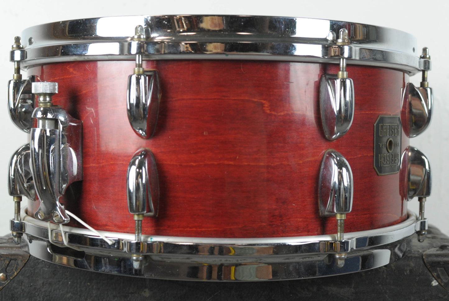 1980s Gretsch 6.5x14 Model 4155 Rosewood Snare Drum