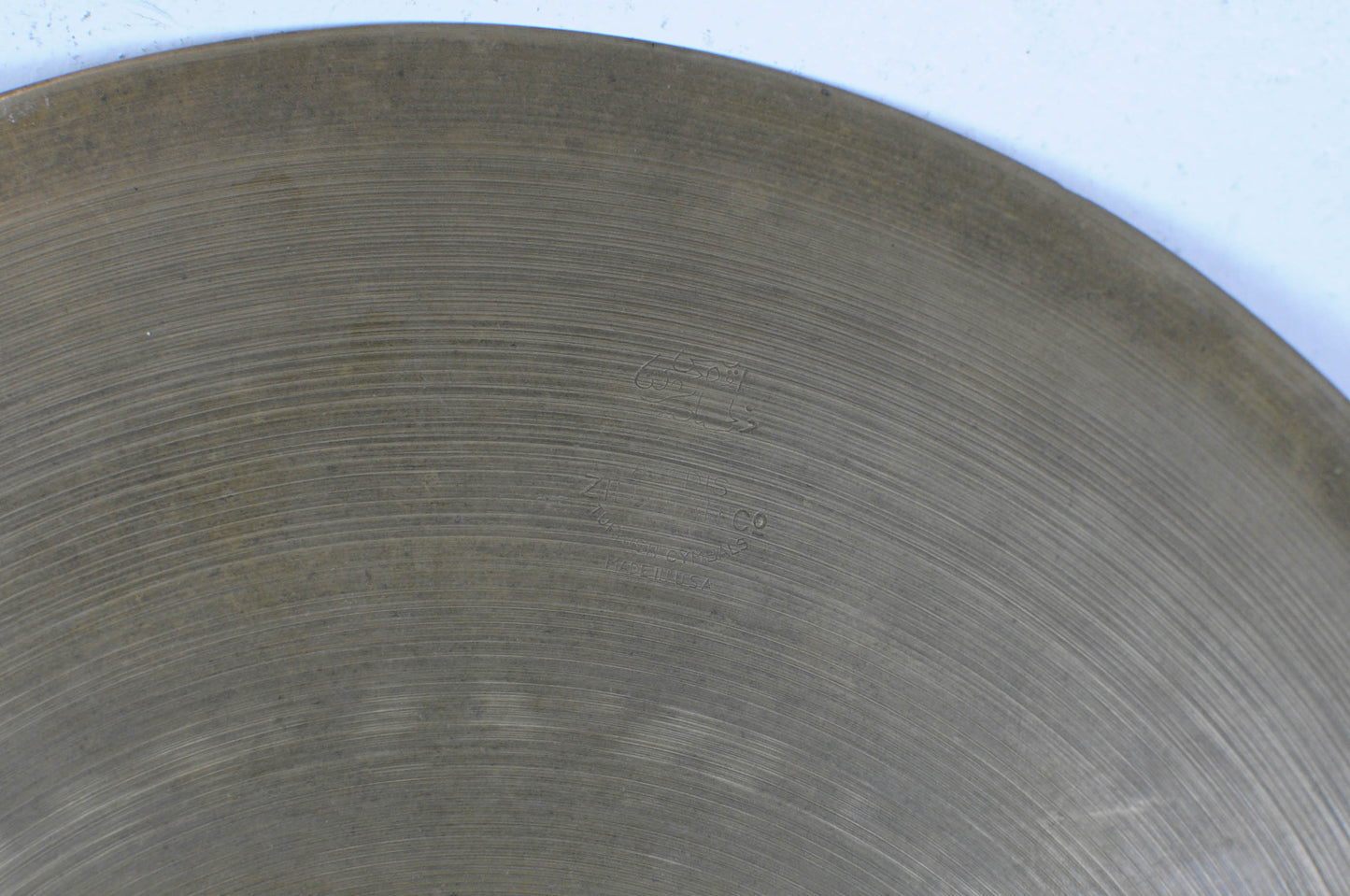 1950s Zildjian A 14" Trans Stamp Type III Paper Thin Hi Hat Cymbals 639g 681g