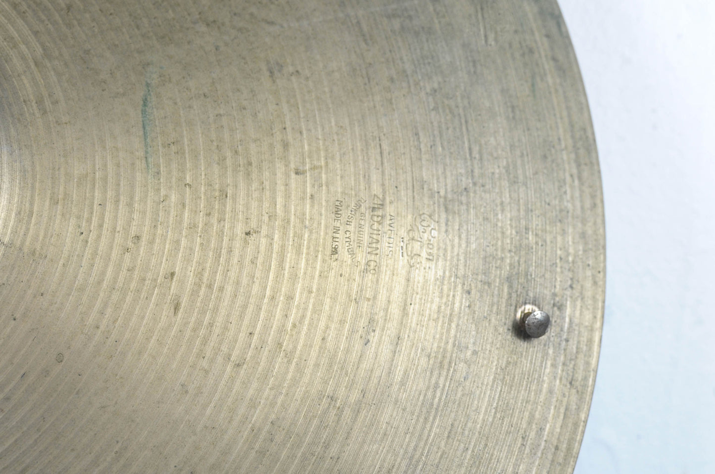 1950s Zildjian A 18" Rivet Crash Cymbal 1514g