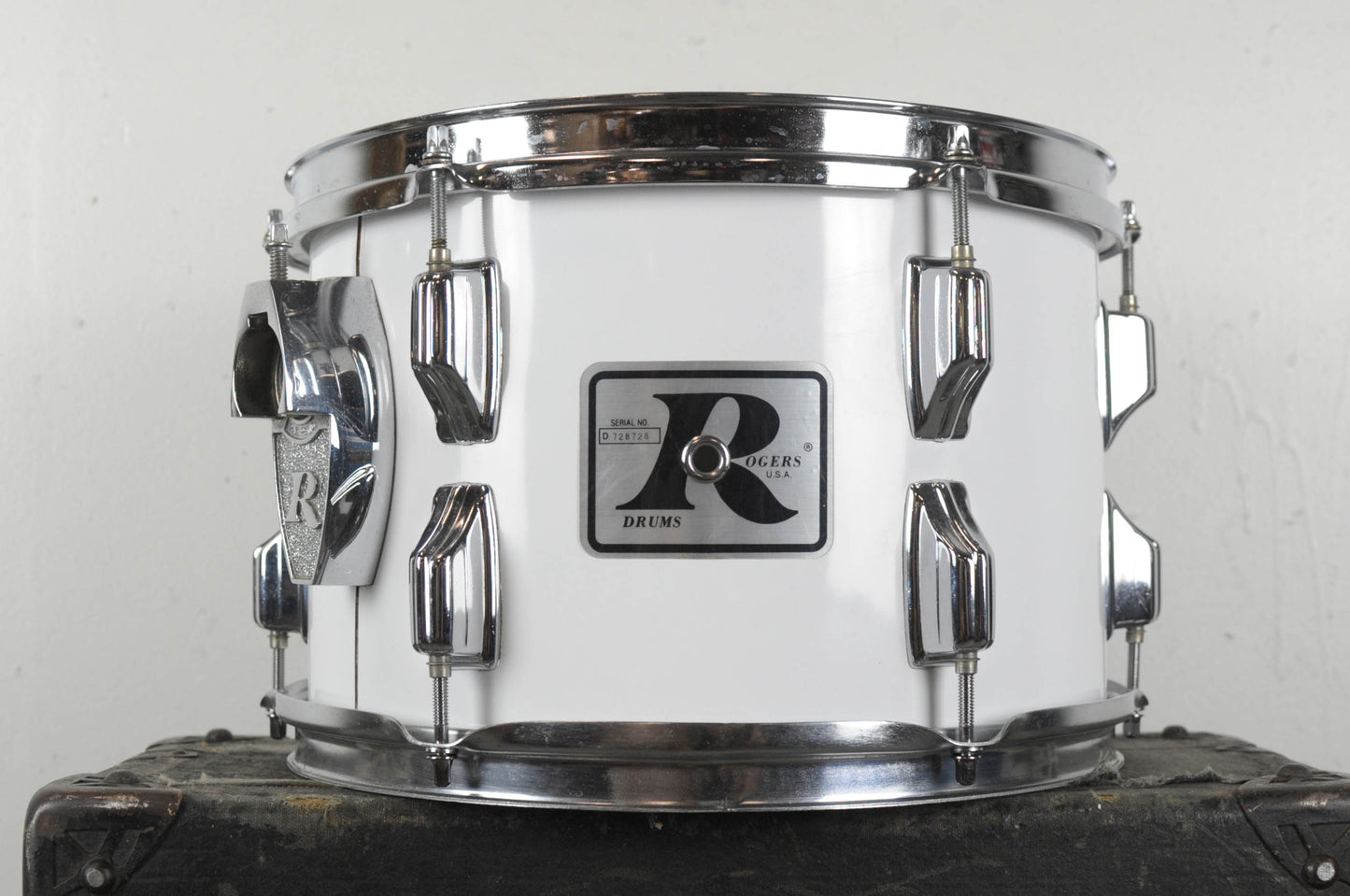 1970s Rogers 8x12 New England White "Big R" Tom