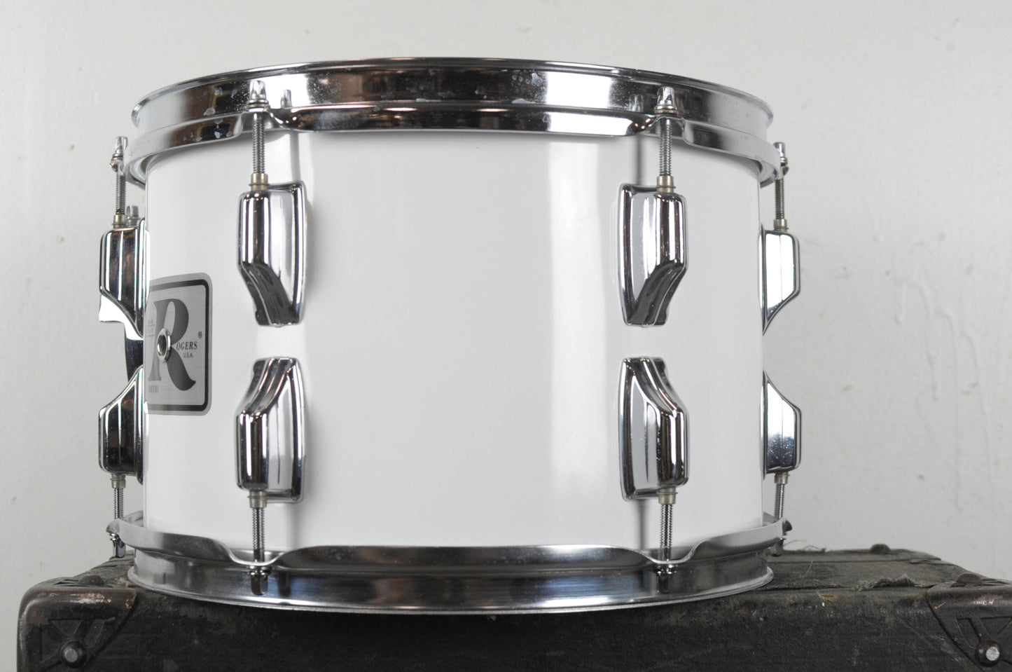 1970s Rogers 8x12 New England White "Big R" Tom