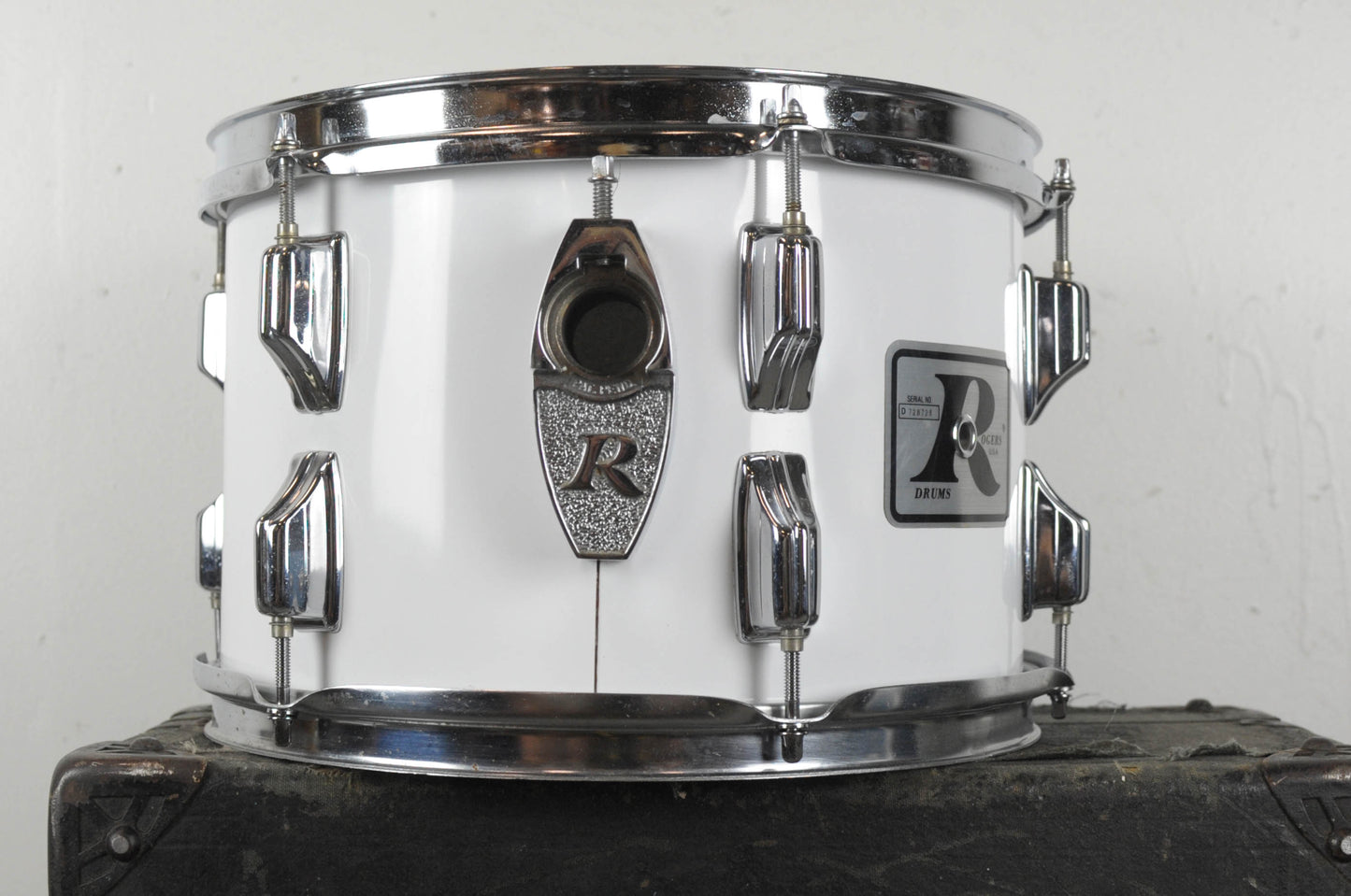 1970s Rogers 8x12 New England White "Big R" Tom