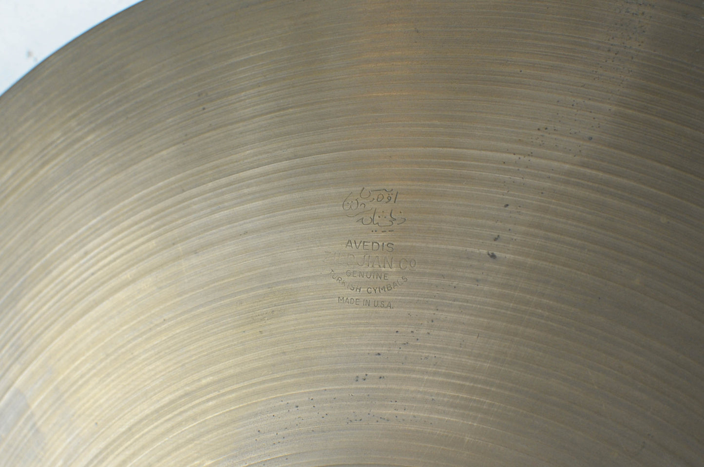 1960s Zildjian A 20" Ride Cymbal 2120g