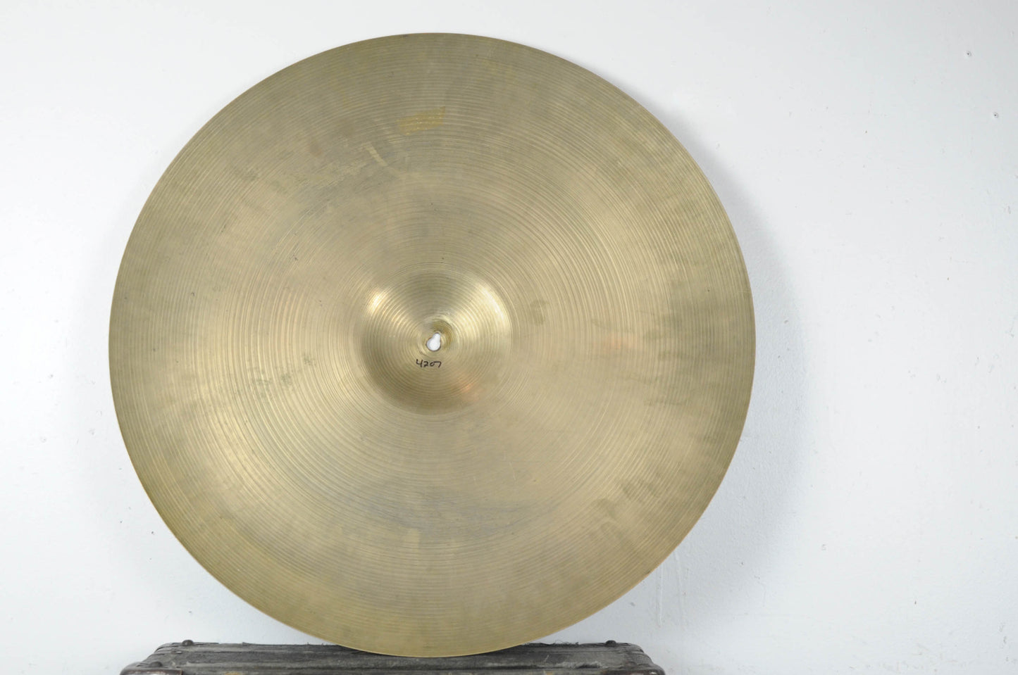 1960s Zildjian A 24" Ride Cymbal 4207g