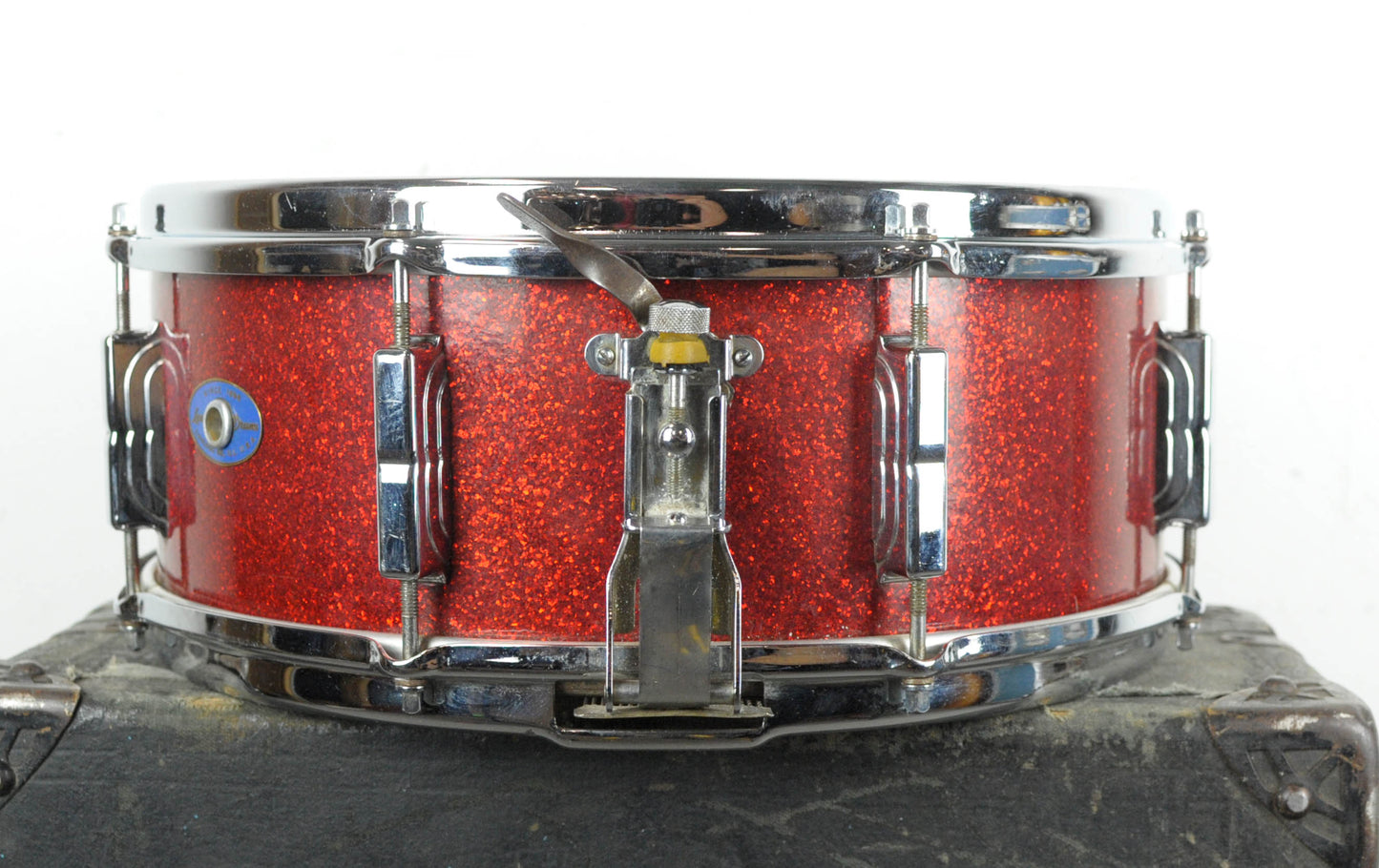 1965 Leedy 5x14 Shelly Manne Sparkling Red Pearl Snare Drum