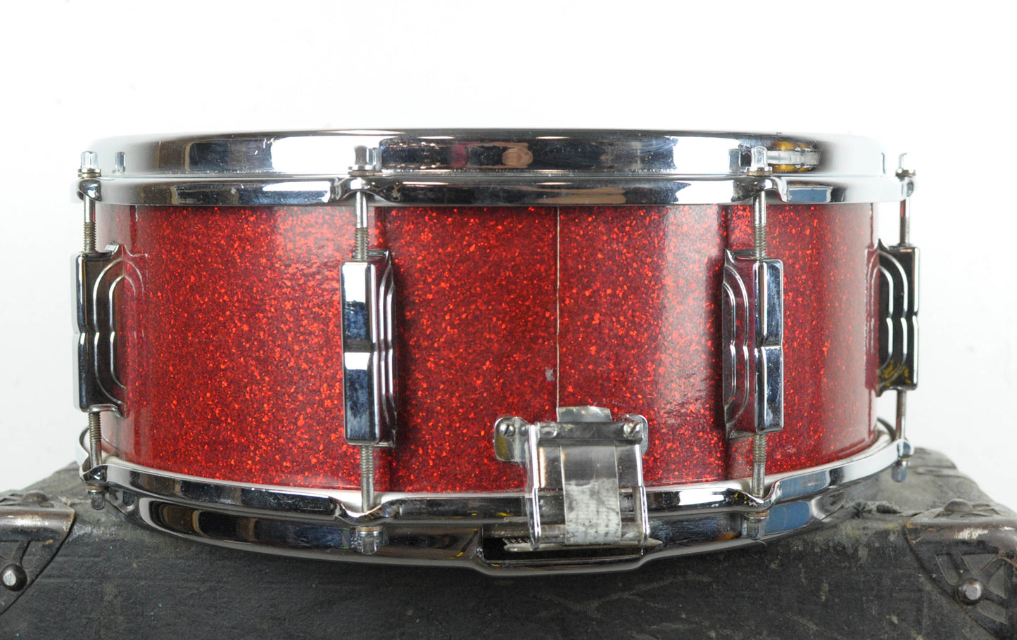 1965 Leedy 5x14 Shelly Manne Sparkling Red Pearl Snare Drum