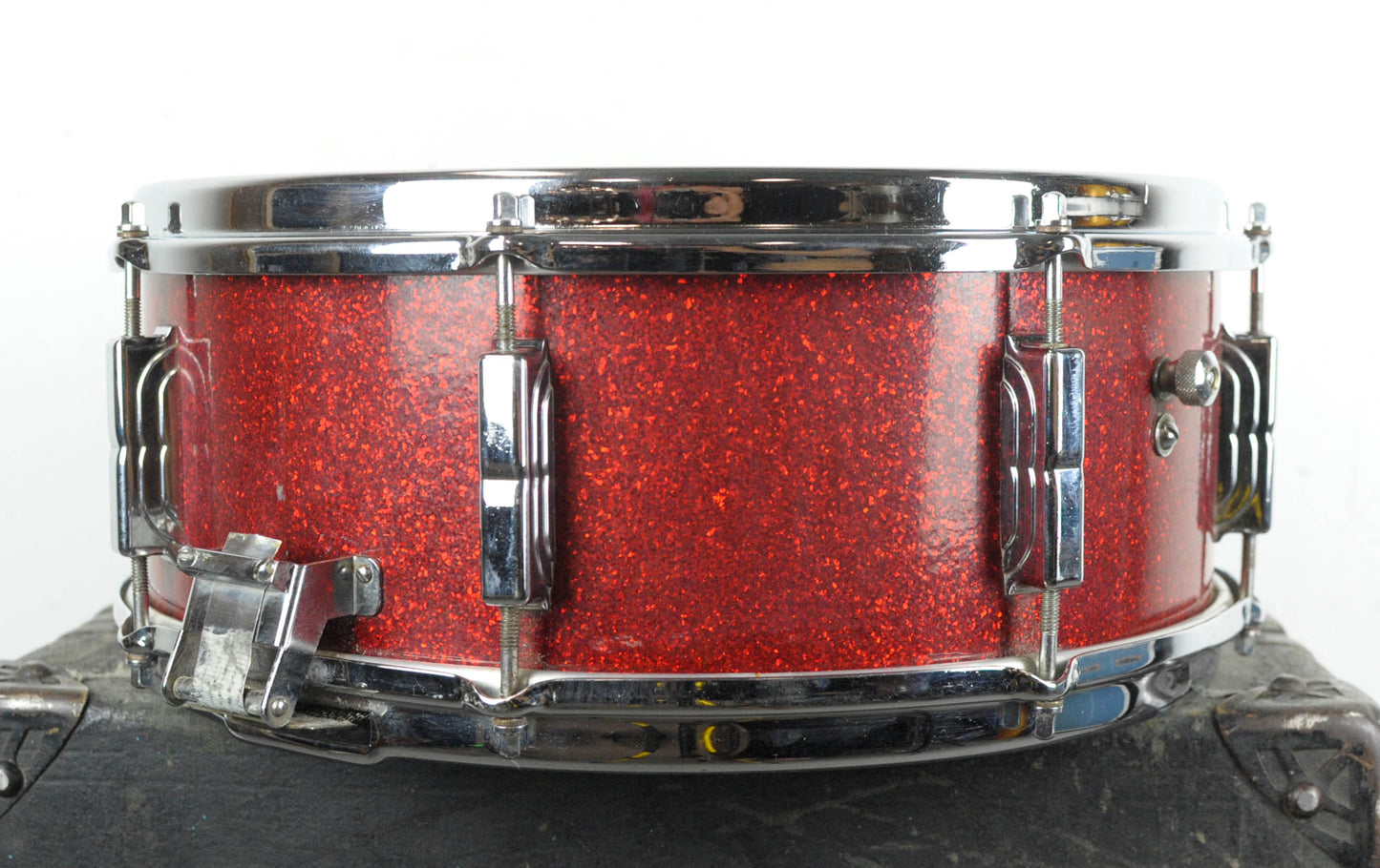 1965 Leedy 5x14 Shelly Manne Sparkling Red Pearl Snare Drum