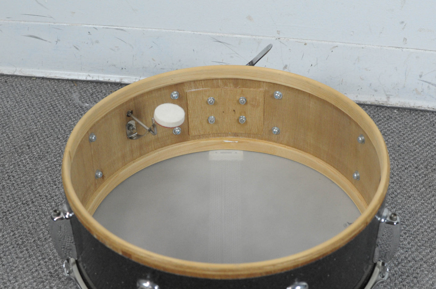 Vintage Star 5x14 Black Sparkle Snare Drum