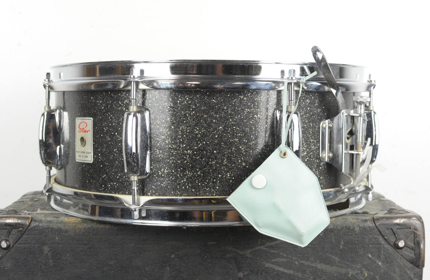 Vintage Star 5x14 Black Sparkle Snare Drum