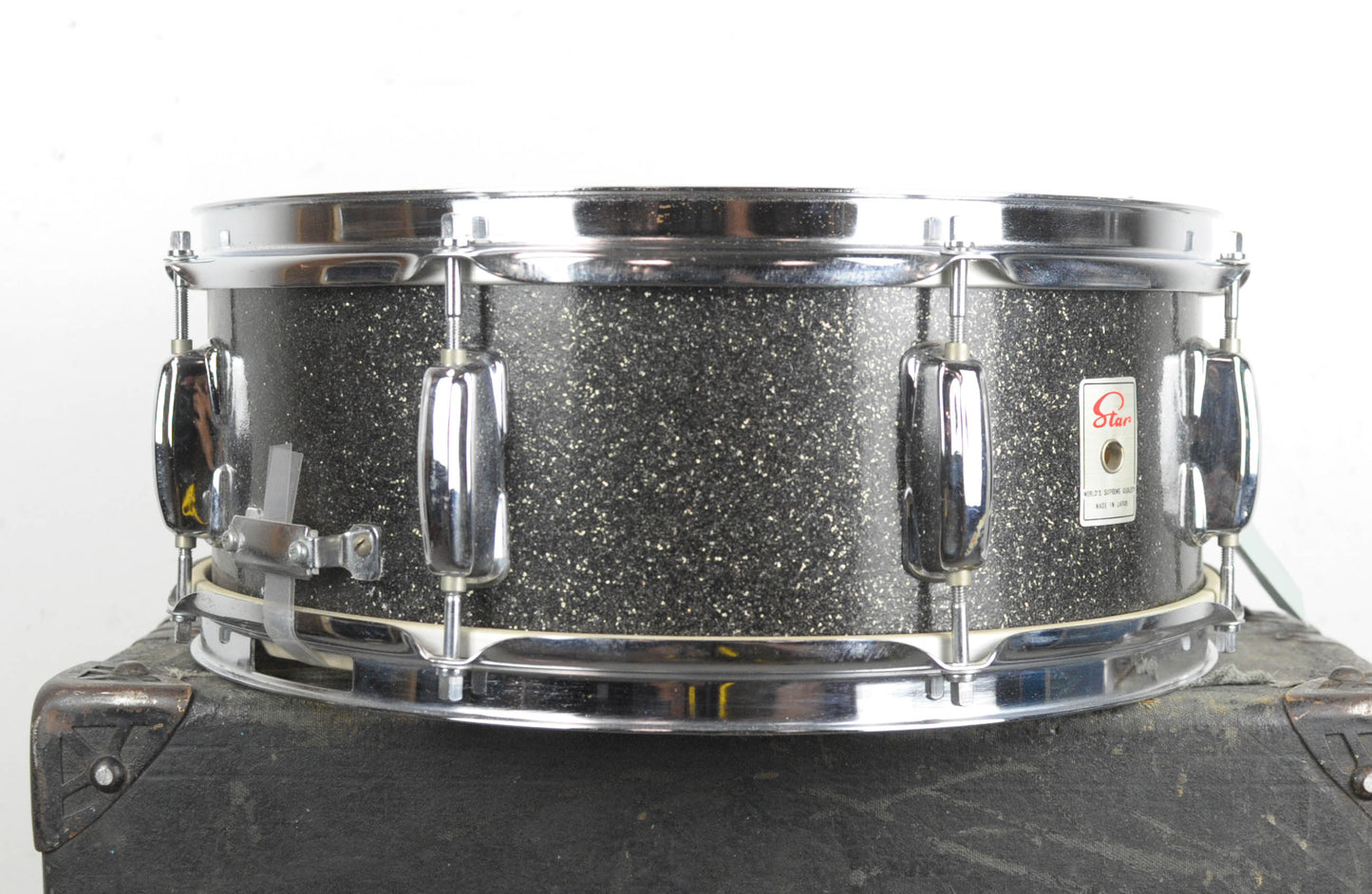 Vintage Star 5x14 Black Sparkle Snare Drum