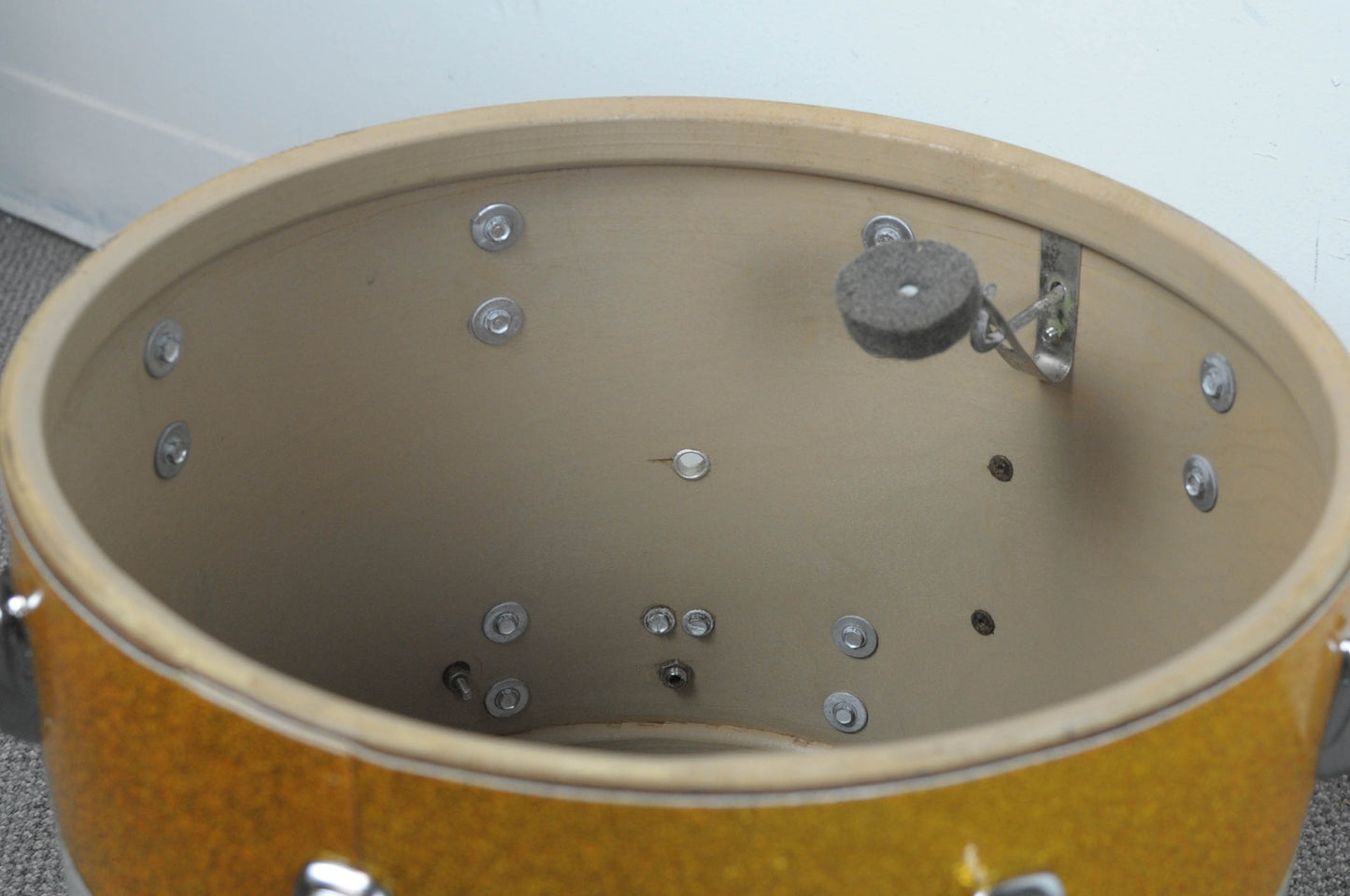 1960s Slingerland 12x14 Tri-Band "Contest Model" Parade Drum