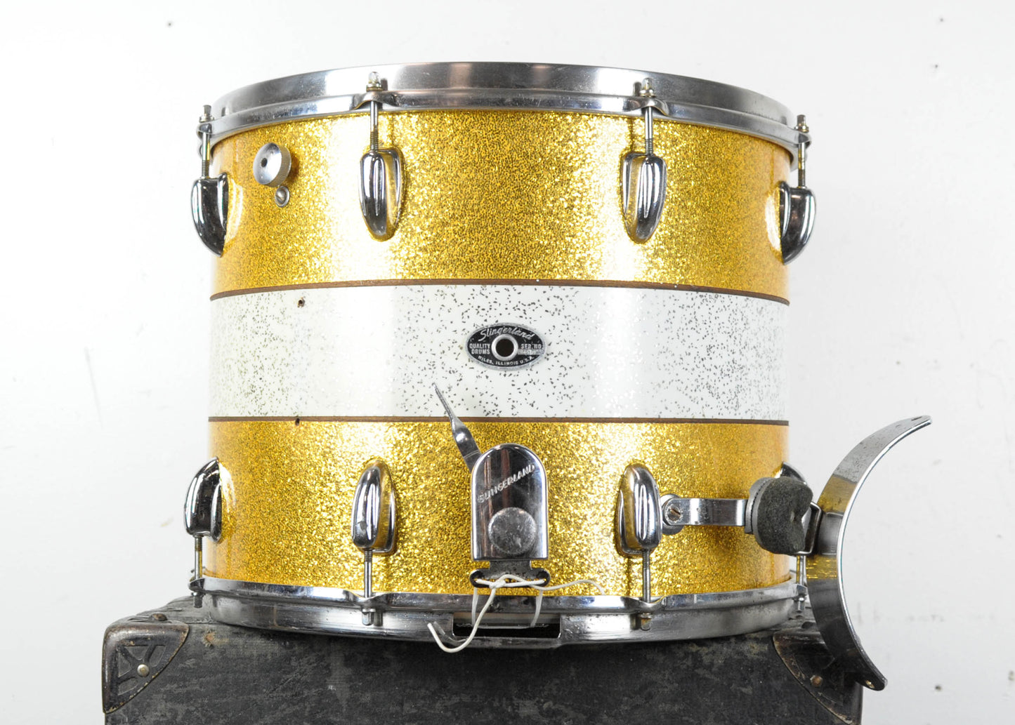 1960s Slingerland 12x14 Tri-Band "Contest Model" Parade Drum