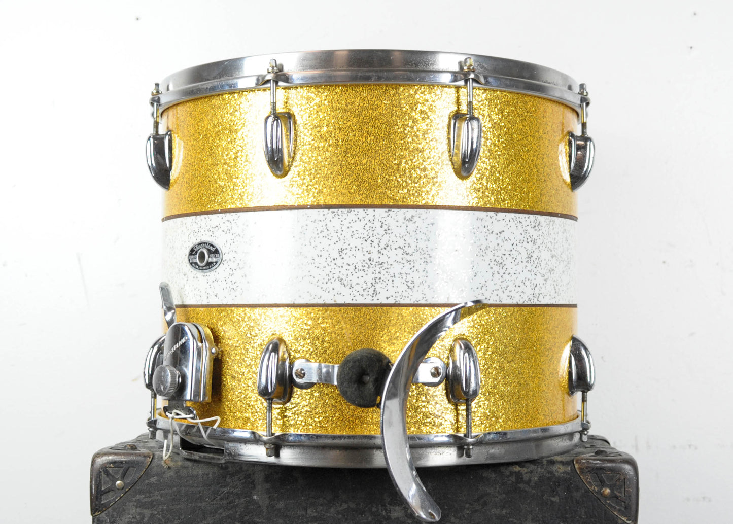 1960s Slingerland 12x14 Tri-Band "Contest Model" Parade Drum