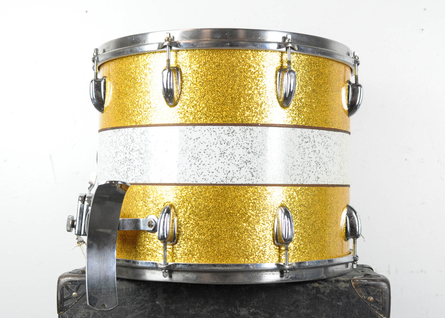 1960s Slingerland 12x14 Tri-Band "Contest Model" Parade Drum
