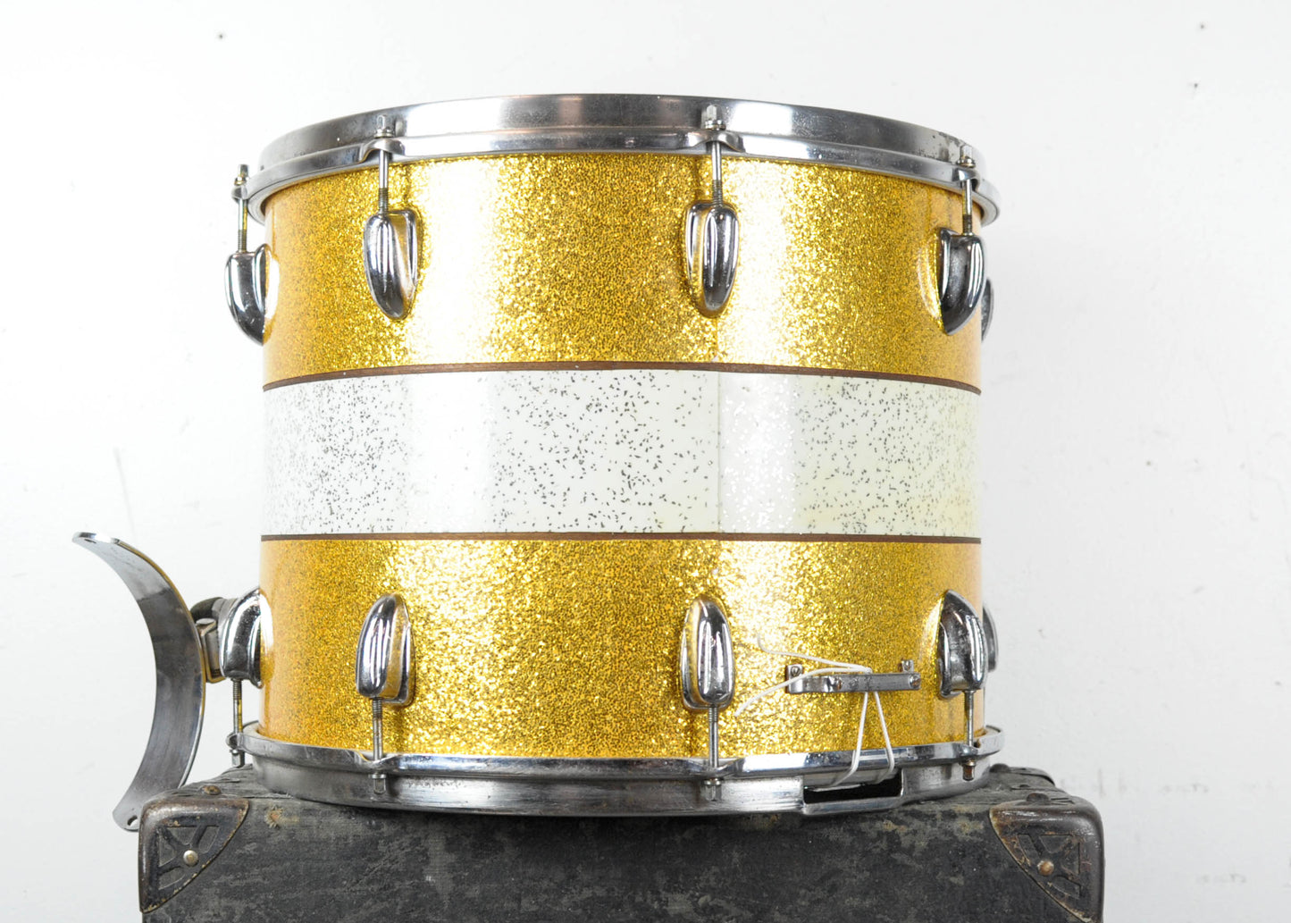 1960s Slingerland 12x14 Tri-Band "Contest Model" Parade Drum