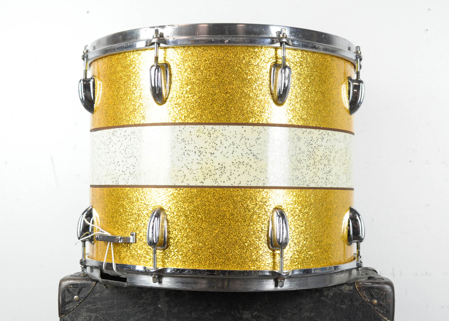 1960s Slingerland 12x14 Tri-Band "Contest Model" Parade Drum