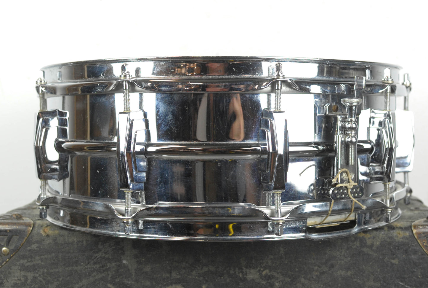 1960-1963 Ludwig 5x14 Chrome Over Brass "Super Ludwig" Snare Drum