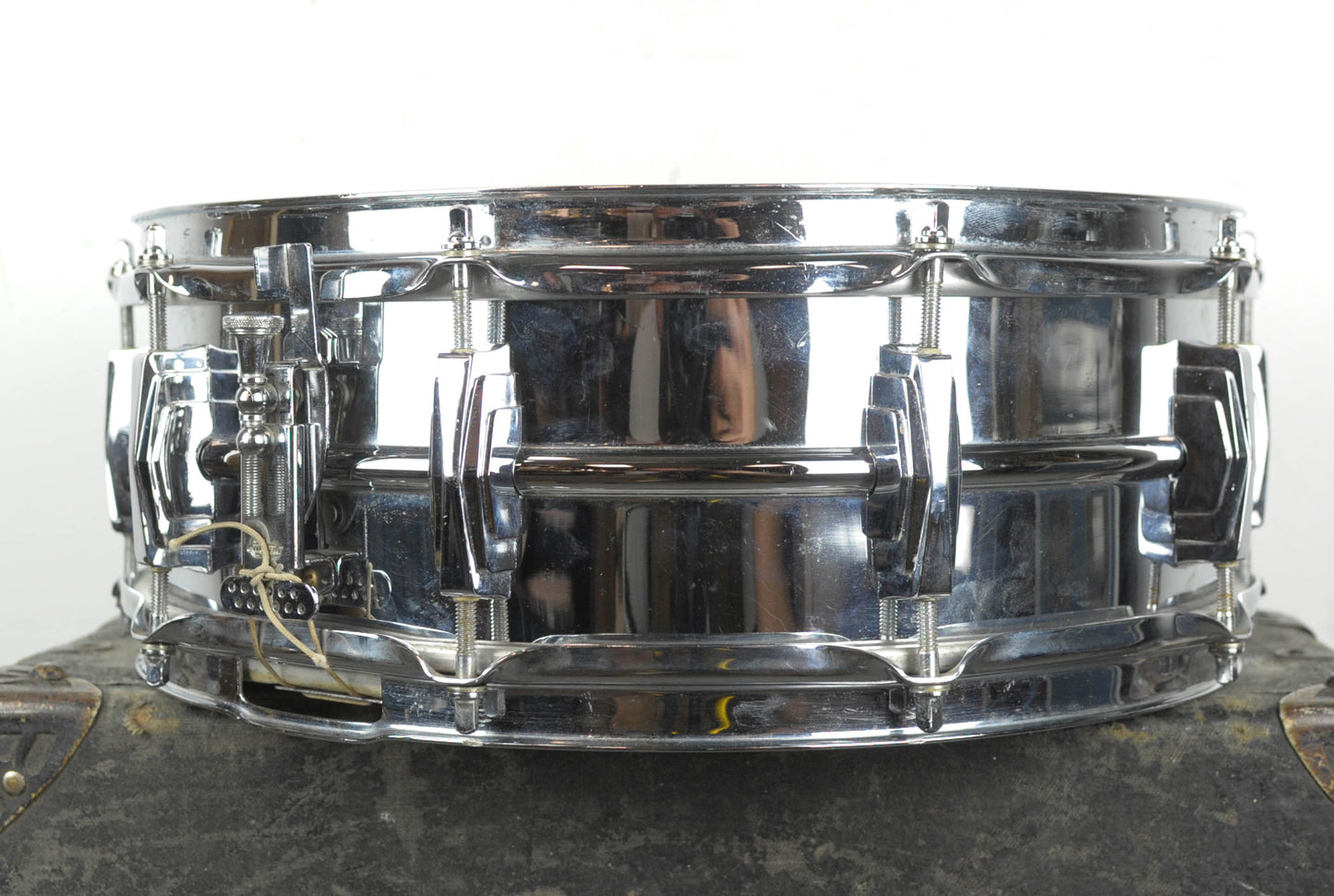 1960-1963 Ludwig 5x14 Chrome Over Brass "Super Ludwig" Snare Drum