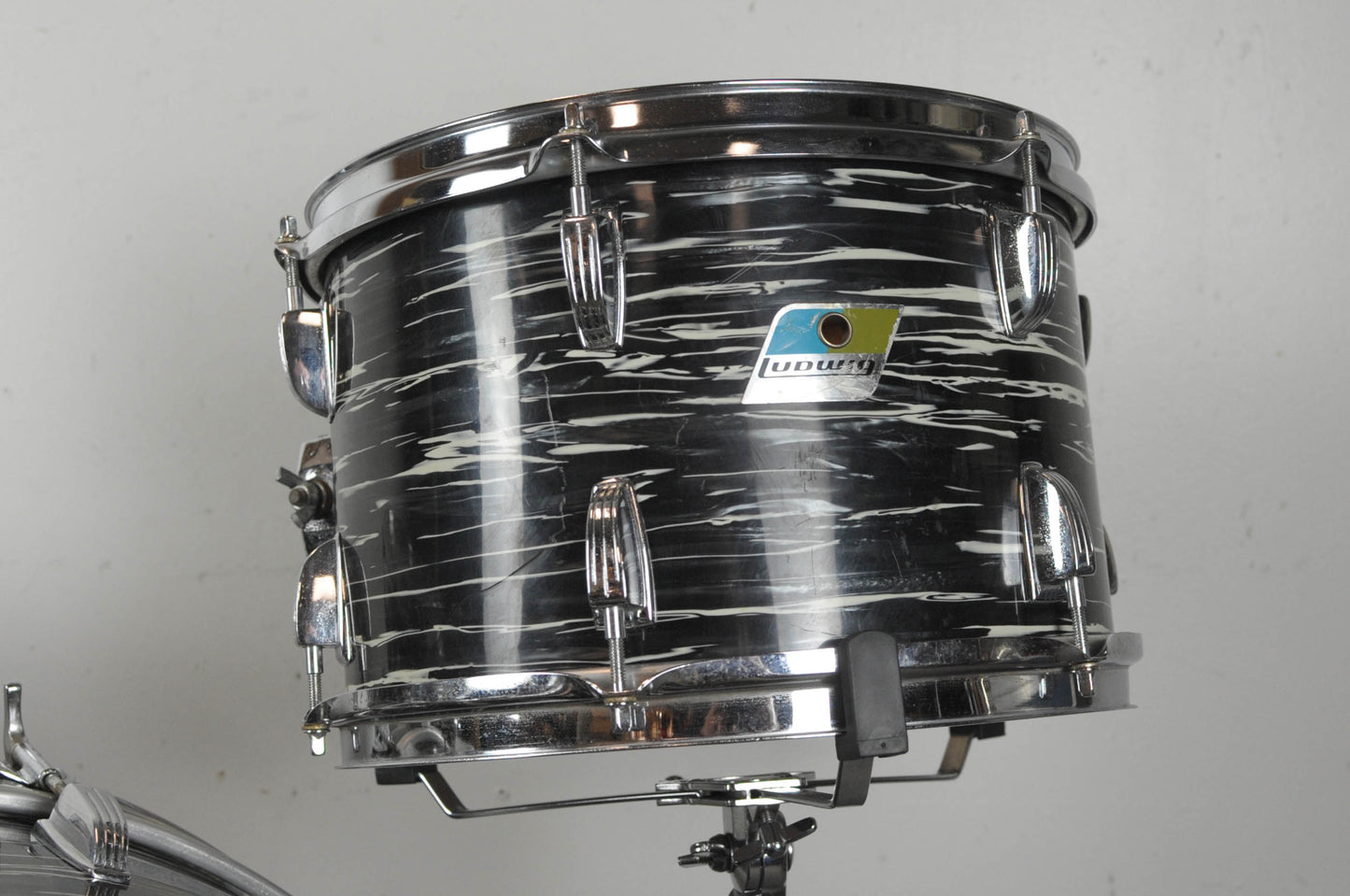 1970s Ludwig Oyster Black Pearl 14x22 8x12 16x16 Drum Set