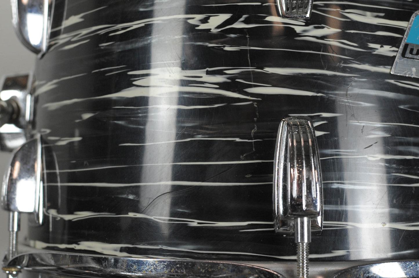 1970s Ludwig Oyster Black Pearl 14x22 8x12 16x16 Drum Set