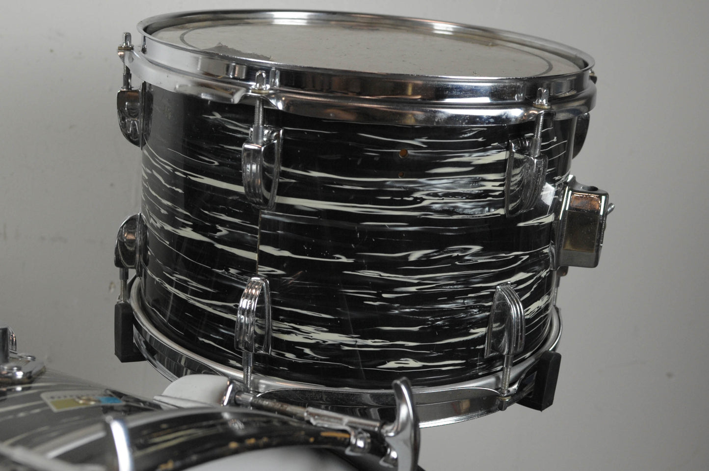 1970s Ludwig Oyster Black Pearl 14x22 8x12 16x16 Drum Set