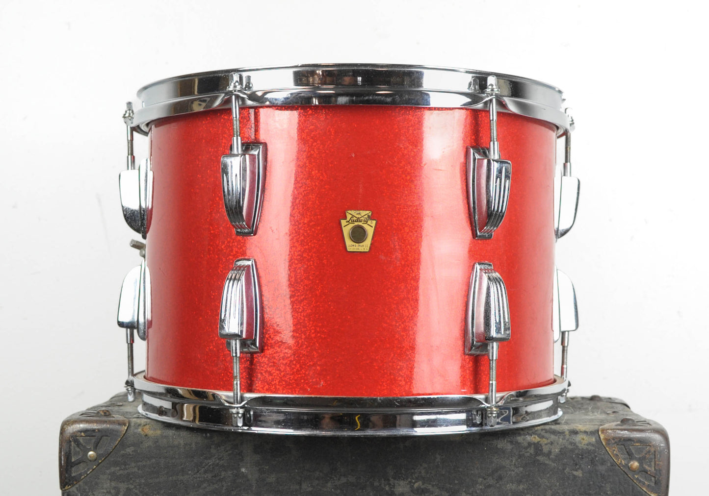 1960s Ludwig 9x13 Red Sparkle Tom
