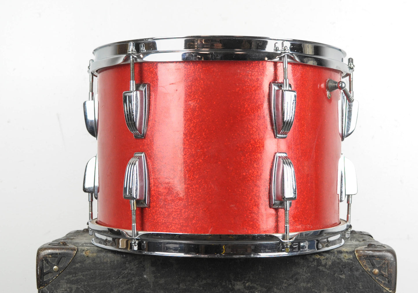 1960s Ludwig 9x13 Red Sparkle Tom