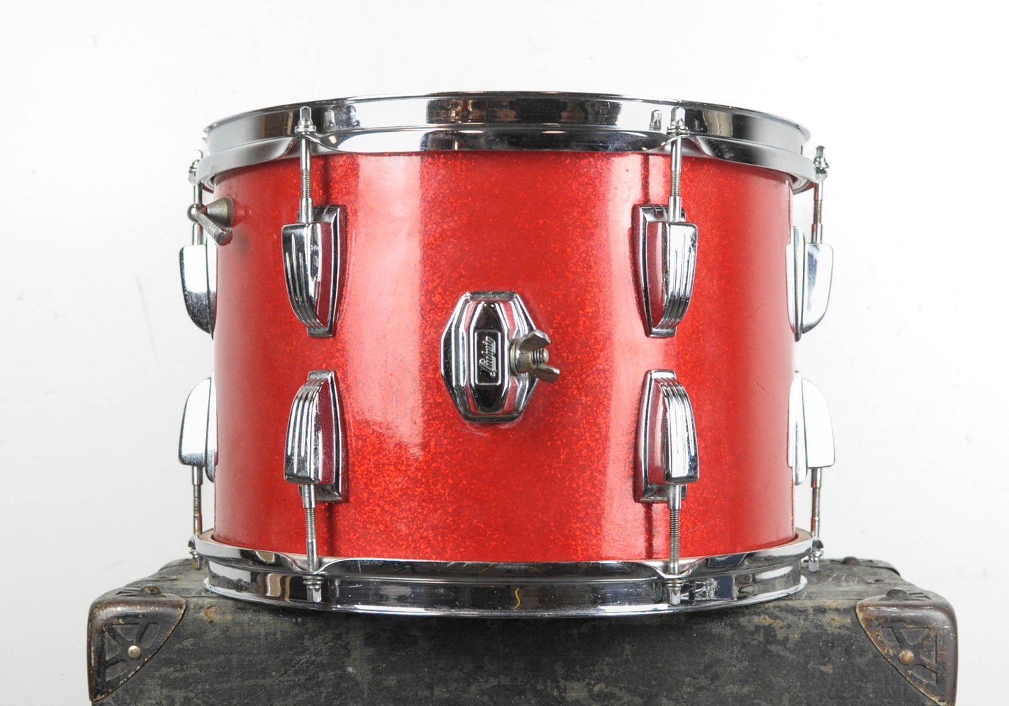1960s Ludwig 9x13 Red Sparkle Tom